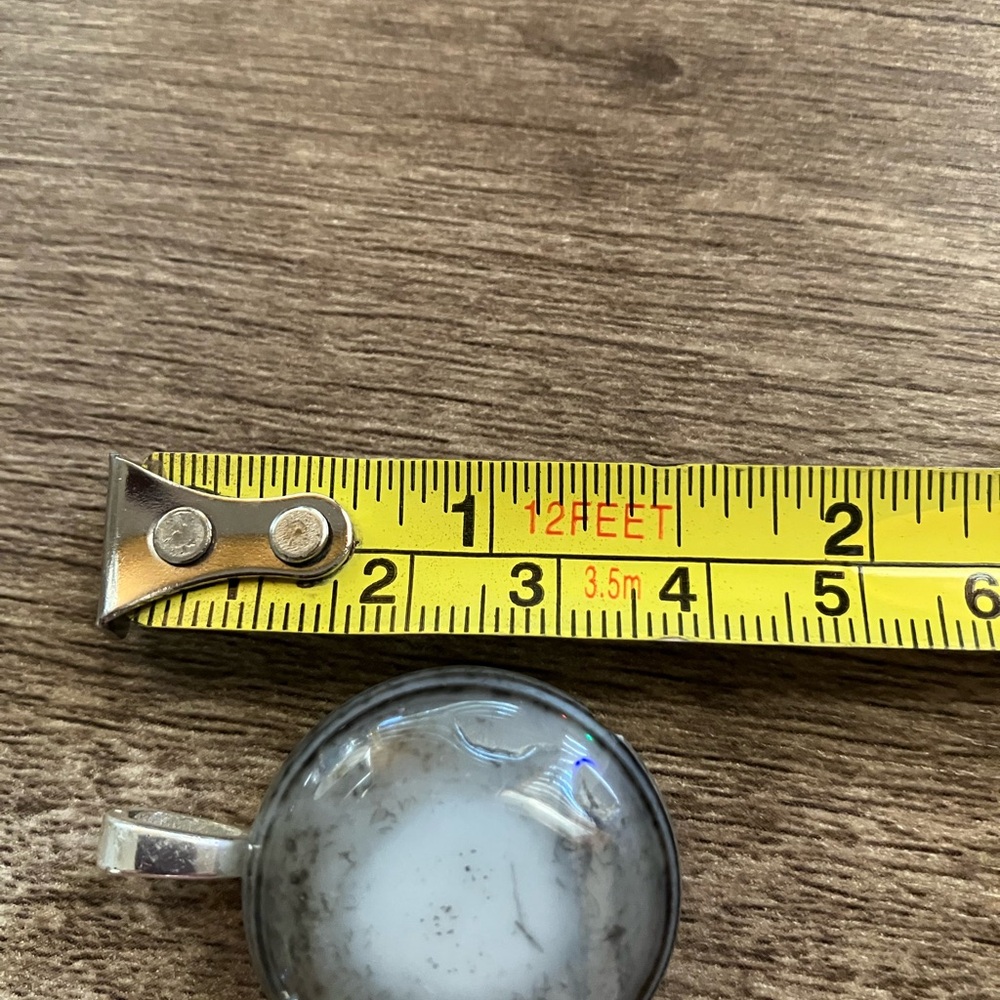 Round Stone Pendant Set - Picture 3 of 5
